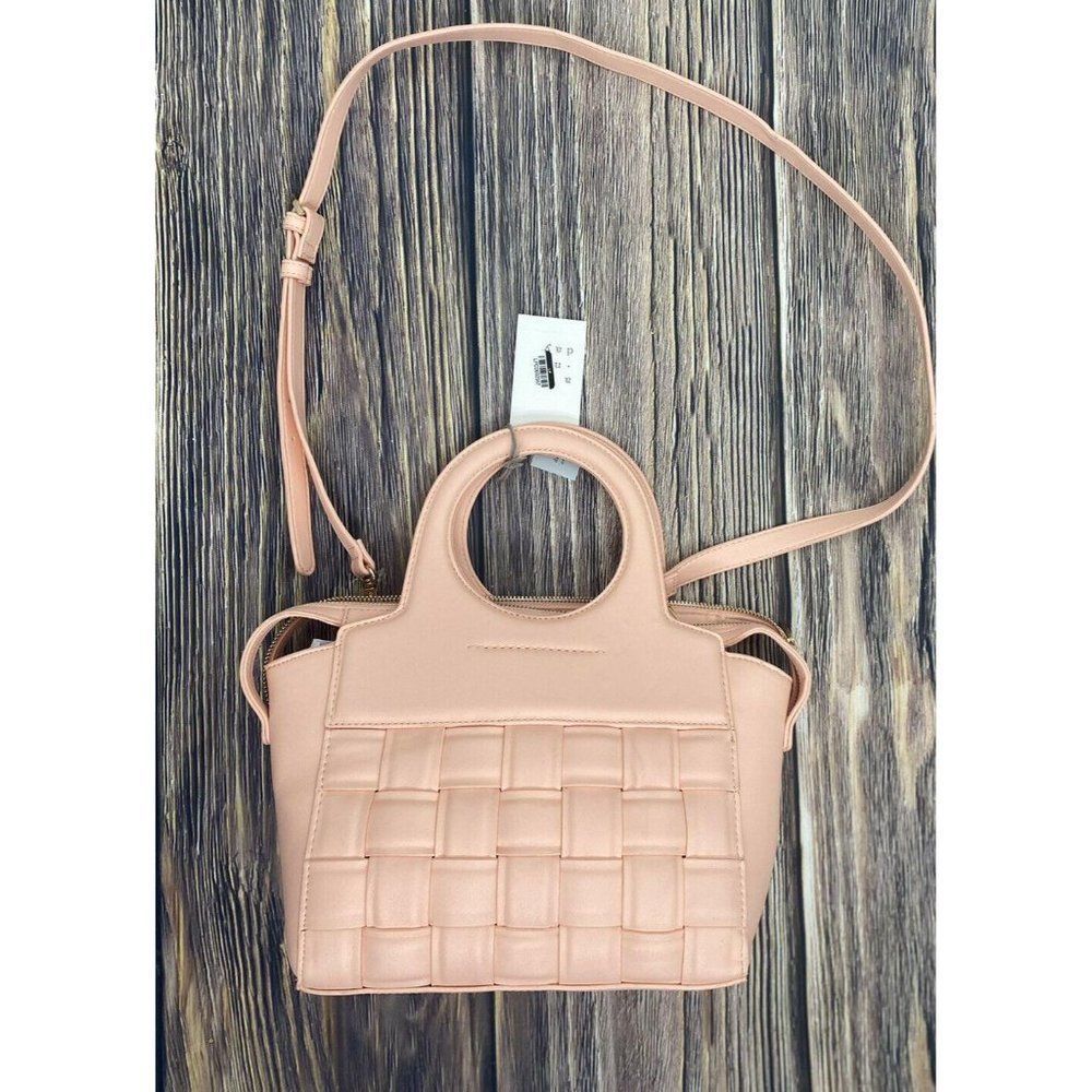 A New Day Mint Zip Closure Satchel Handbag Shoulde